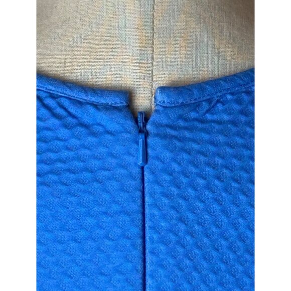 Lilly Pulitzer Dress Women 0 Blue Gold Embroidered Lace Pearl Sheath Mini Preppy - Picture 9 of 12